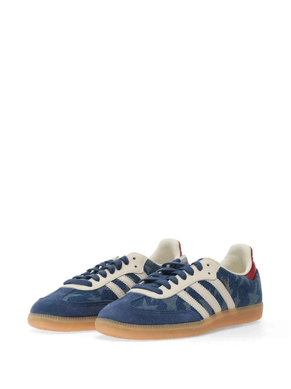 adidas Samba sneakers met sterprint Blauw