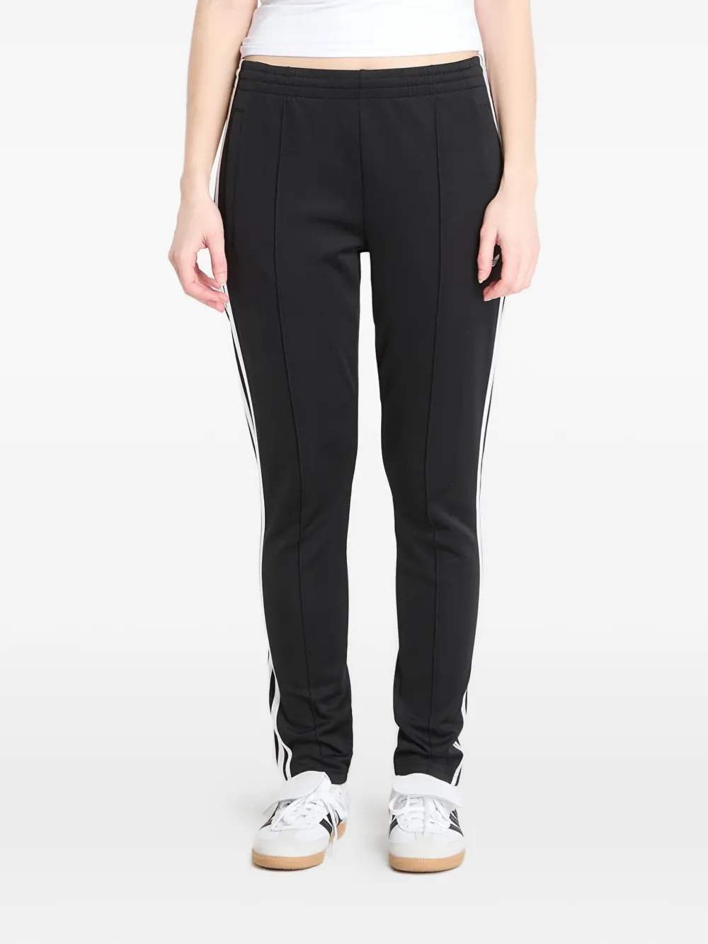 adidas logo-detail track pants - Nero
