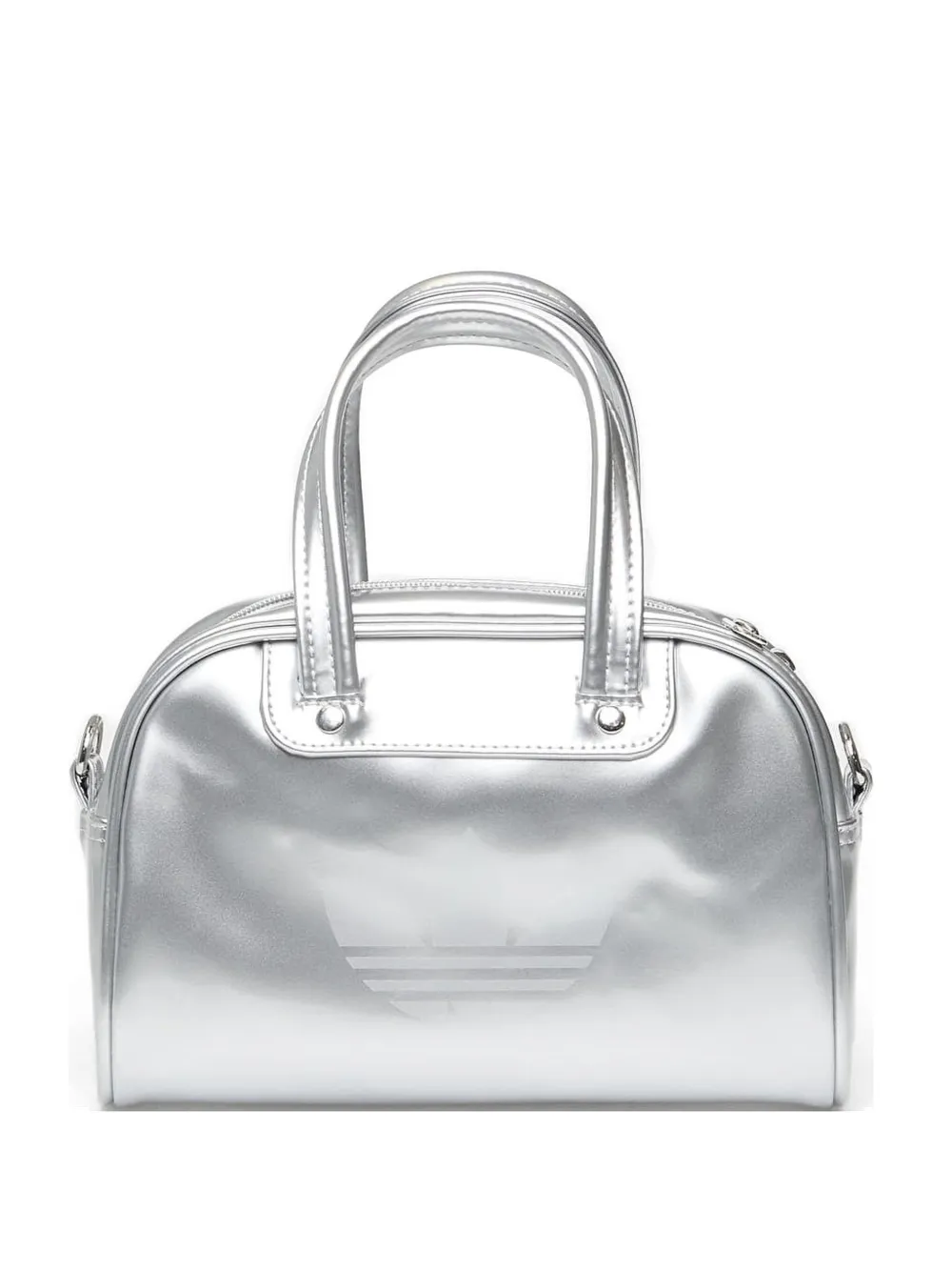 adidas mini logo-print tote bag - Argento