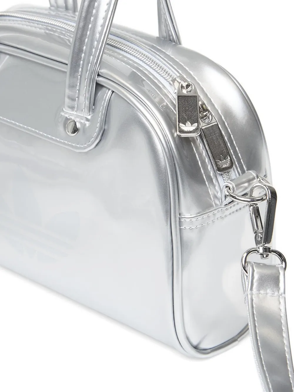 adidas Mini-shopper met logoprint Zilver