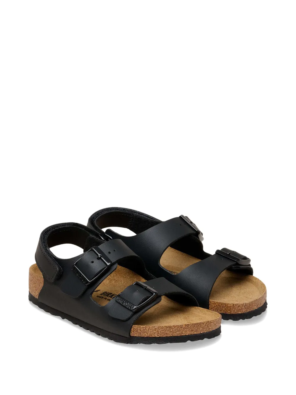 Birkenstock Kids Milano AS buckle-strap slingback sandals - Nero
