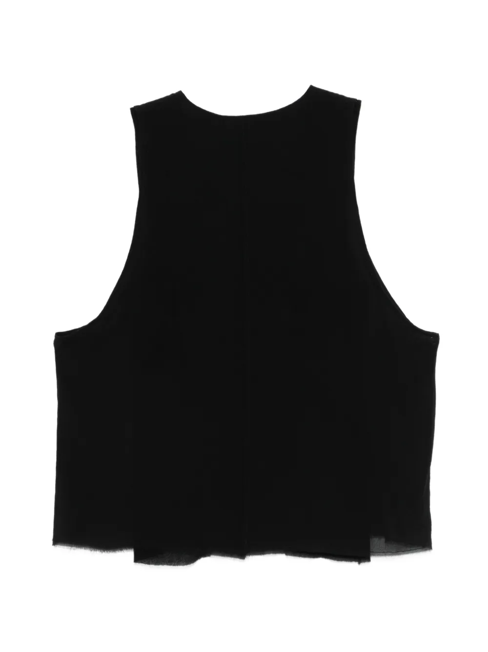  Kristensen Du Nord Raw-edge Top - Black 