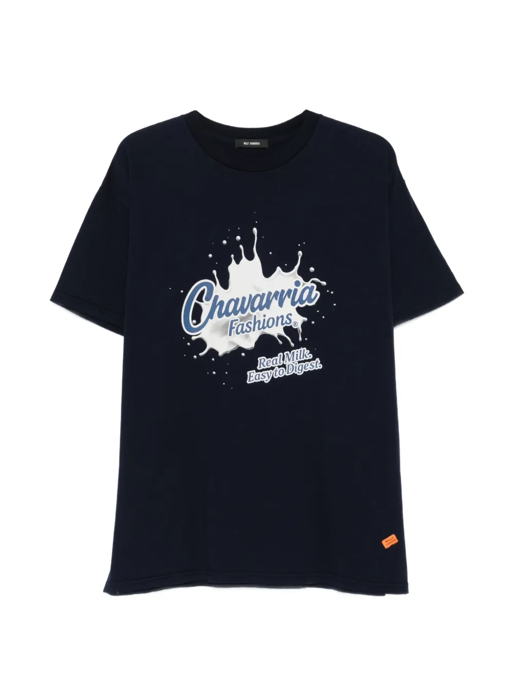 Willy Chavarria graphic T-shirt - Blu