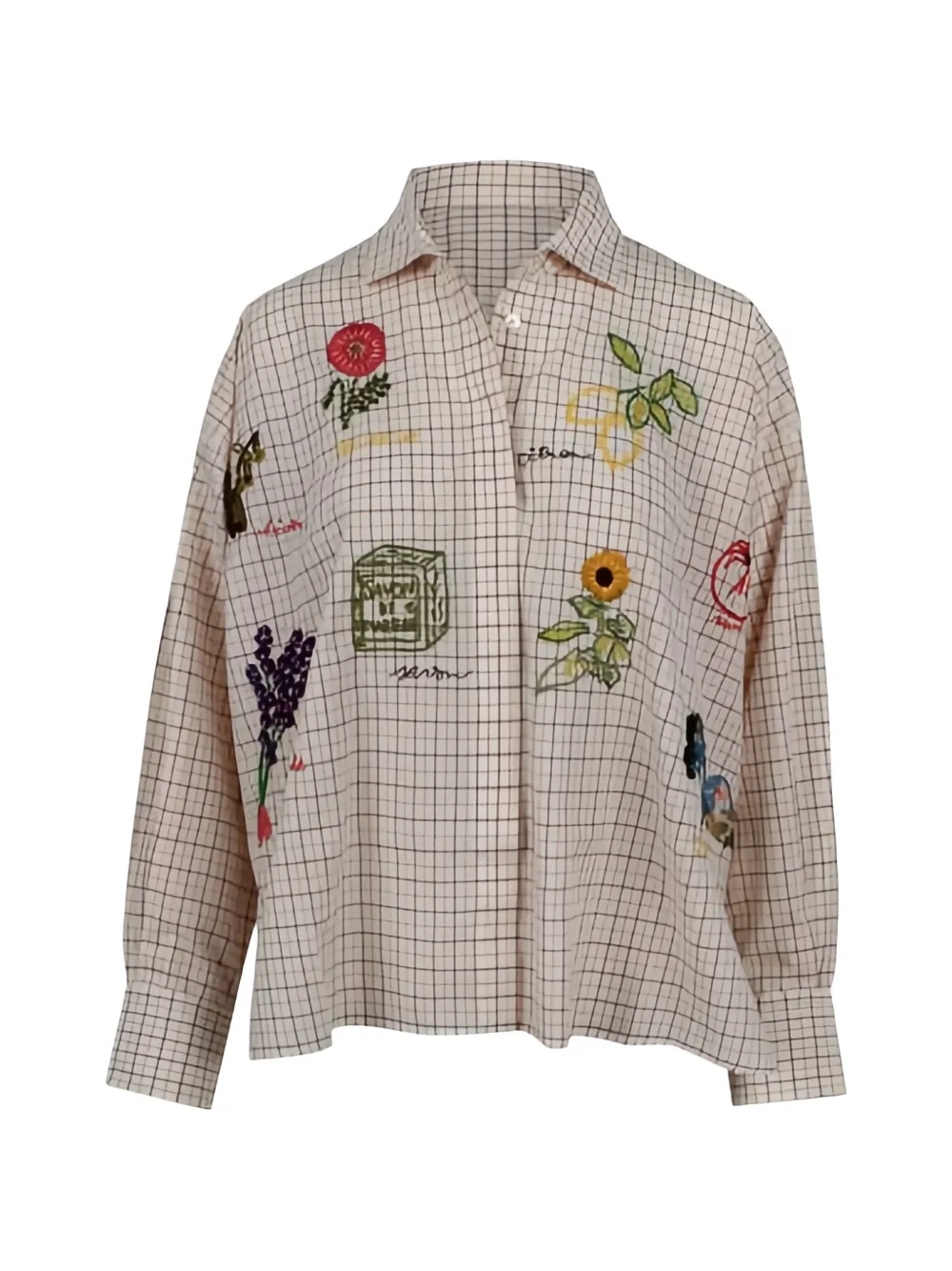 Mii Greta Emblematic Symbols Of Provence Shirt In Neutral