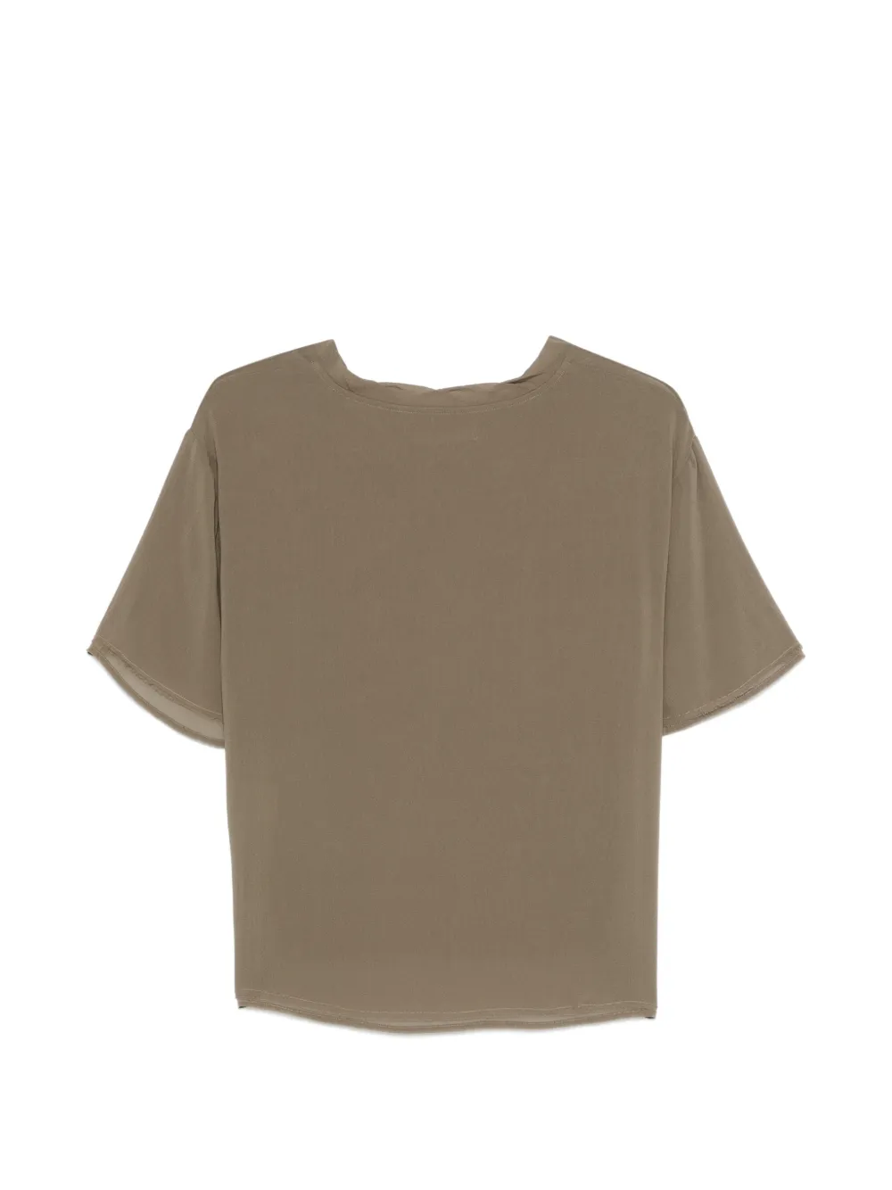  Kristensen Du Nord Raw-edge T-shirt - Green 