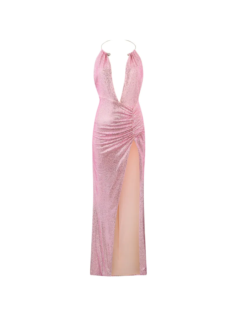 Philipp Plein piercing strass maxi dress - Rosa