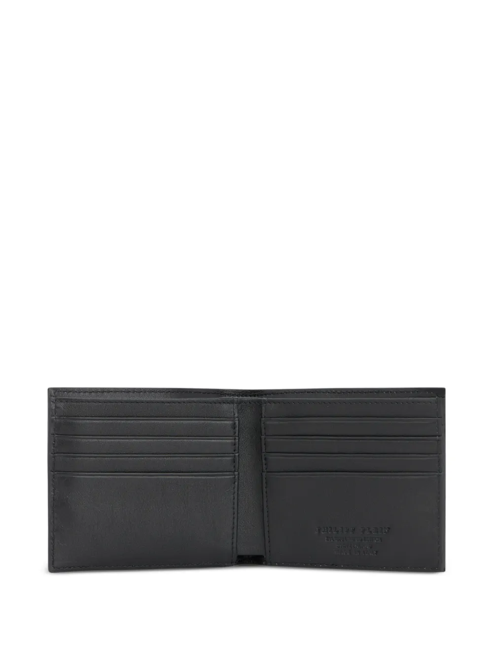 Philipp Plein Portemonnee met monogram-patroon Zwart
