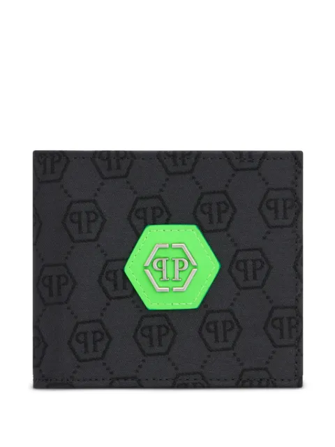 Philipp Plein monogram-patterned wallet