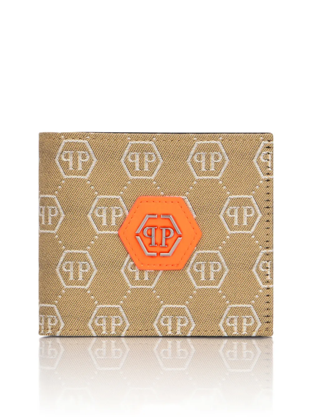 Philipp Plein monogram jacquard wallet - Toni neutri