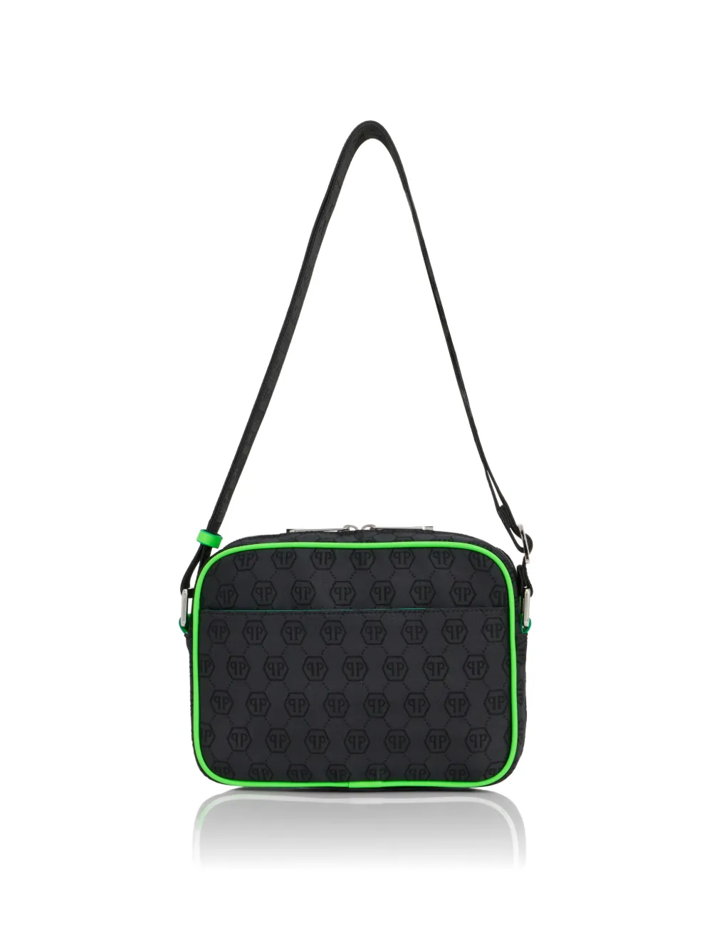 Philipp Plein Heuptas met monogram jacquard Zwart