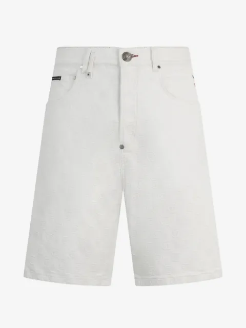 Philipp Plein Formentera fit shorts embroidery Monogram