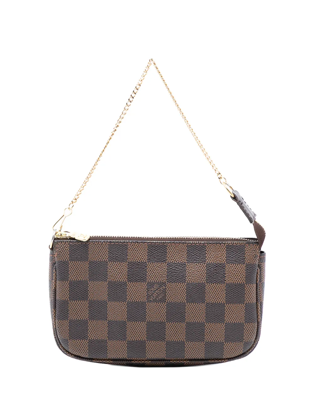 Louis Vuitton Pre-Owned 2004 Damier Ebene Mini Pochette Accessoires handbag - Marrone