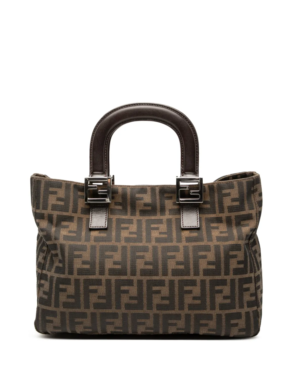Fendi Pre-Owned 20th Century Small Zucca Canvas Twins tote bag - Brown