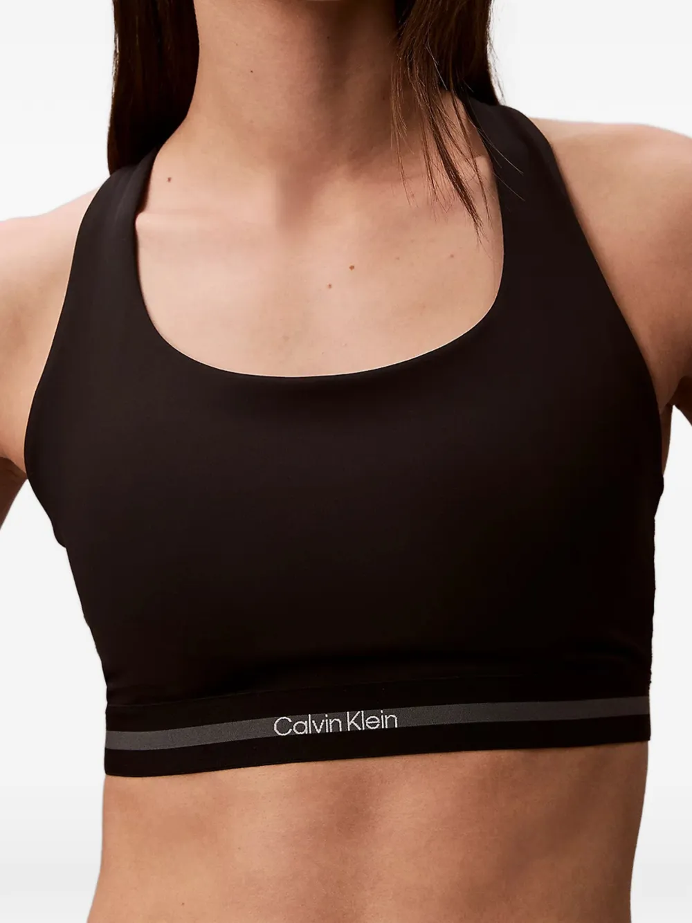 Calvin Klein medium-impact sports bra - Schwarz