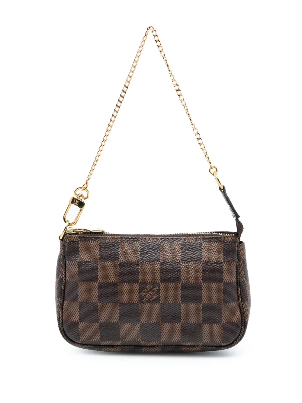 Louis Vuitton Pre-Owned 2021 Damier Ebene Mini Pochette Accessoires handbag - Marrone