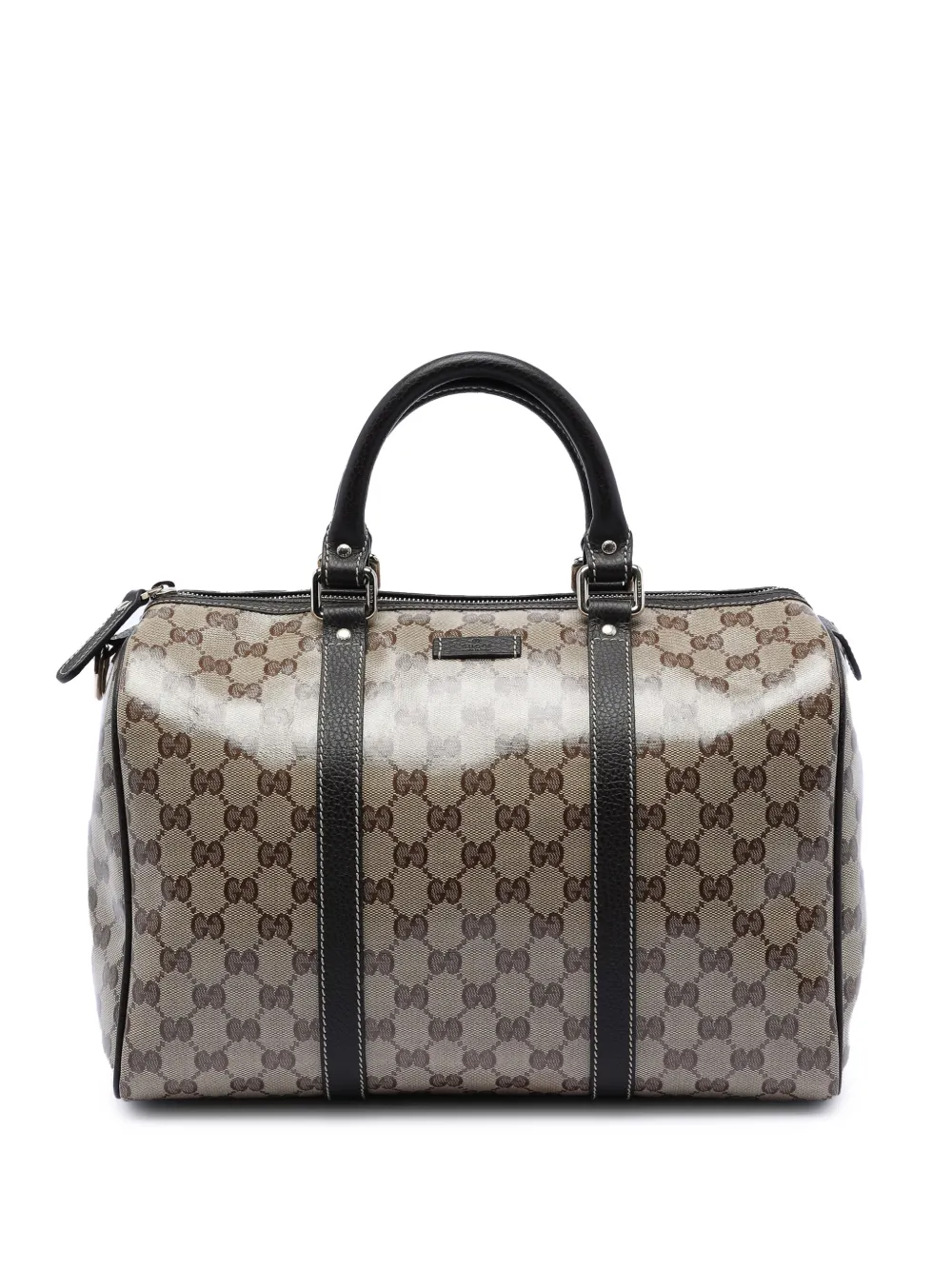 Gucci Pre-Owned 2016-2026 Medium GG Crystal Joy boston bag - Marrone