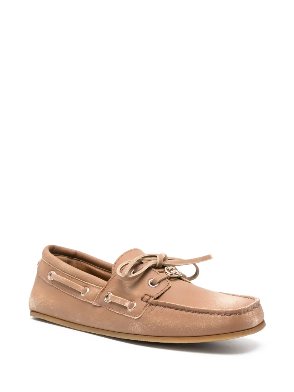 Gucci Bootschoenen met GG-logo Bruin