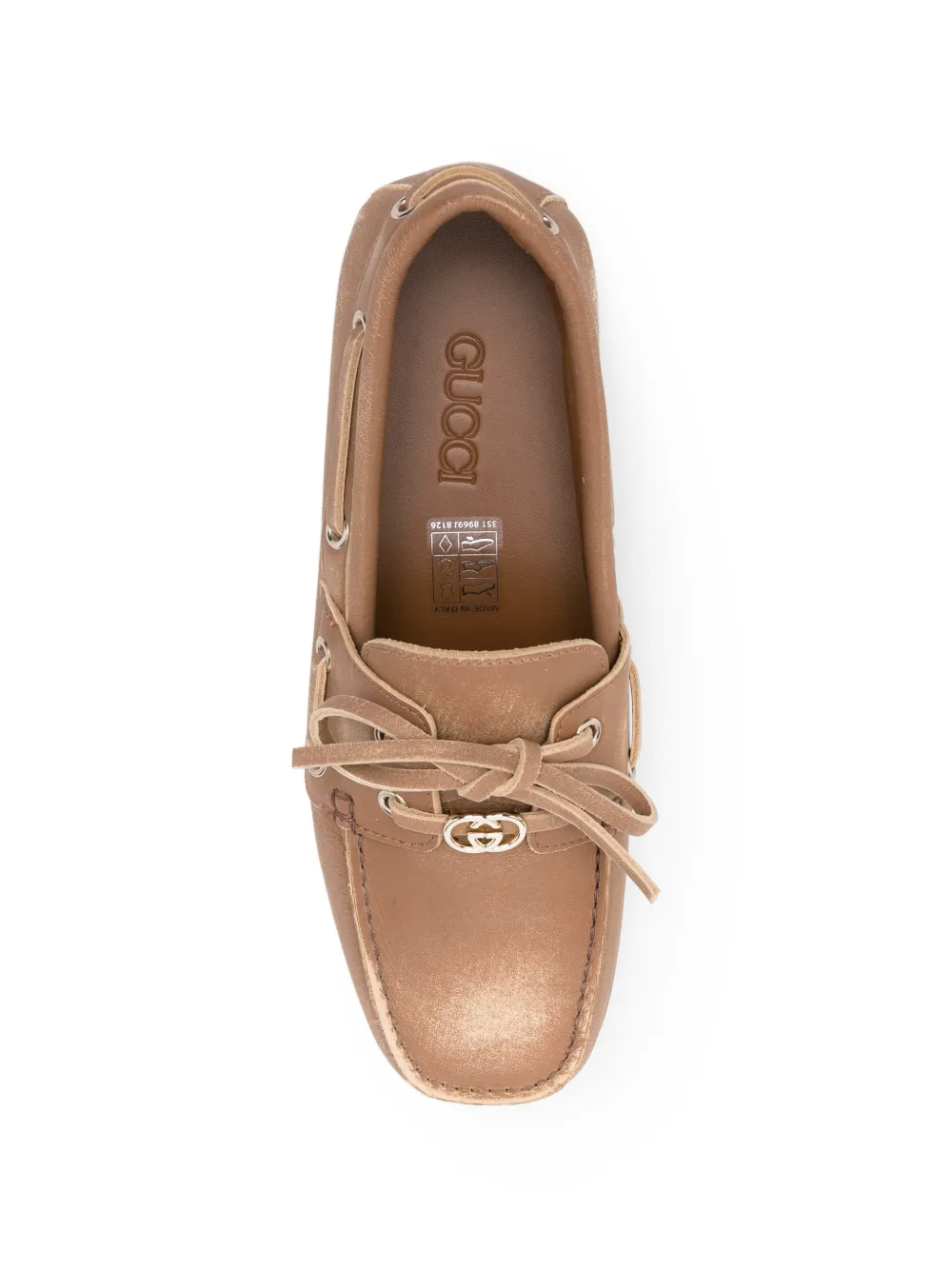Gucci Bootschoenen met GG-logo Bruin