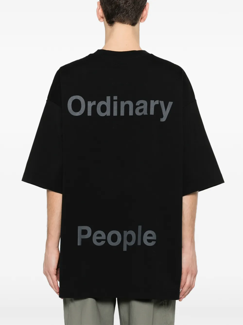 Maison MIHARA YASUHIRO T-shirt met dierenprint Zwart