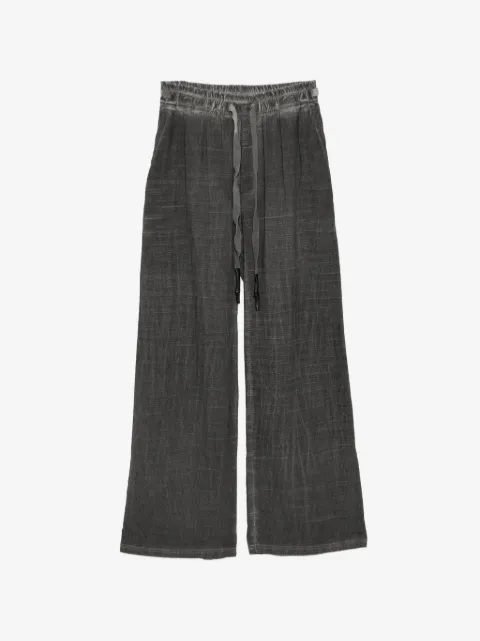 69 BY ISAAC SELLAM cotton textured trousers
