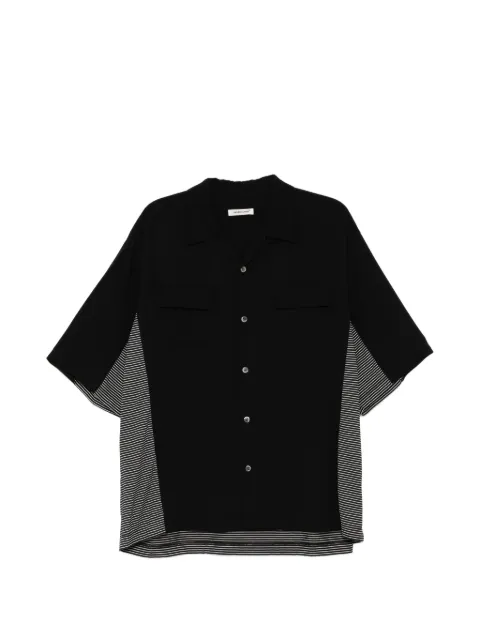 Undercover striped-panel shirt