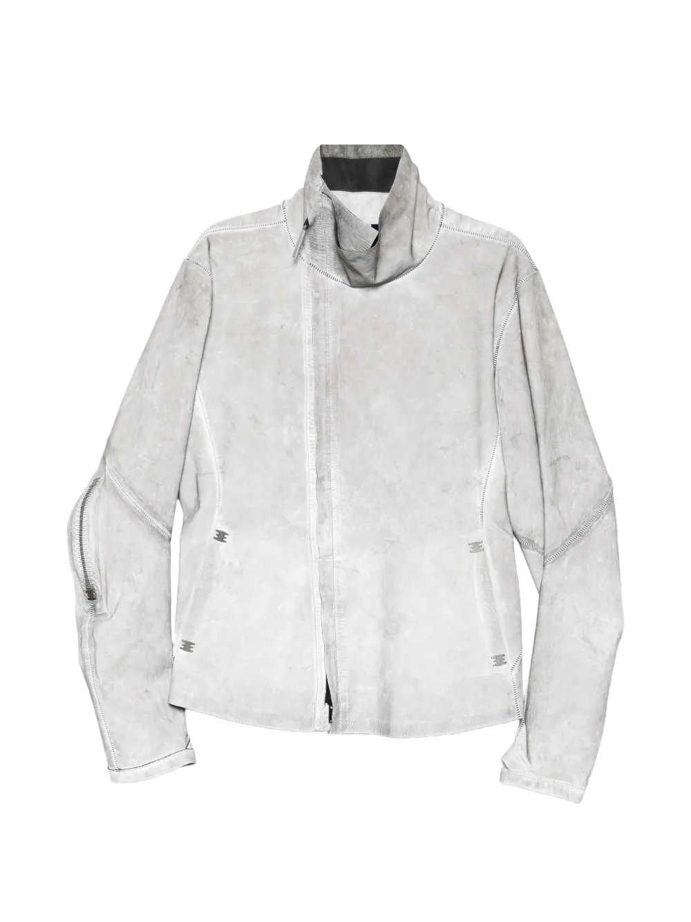 Isaac Sellam Experience Imparable Tamlud leather jacket - Grigio