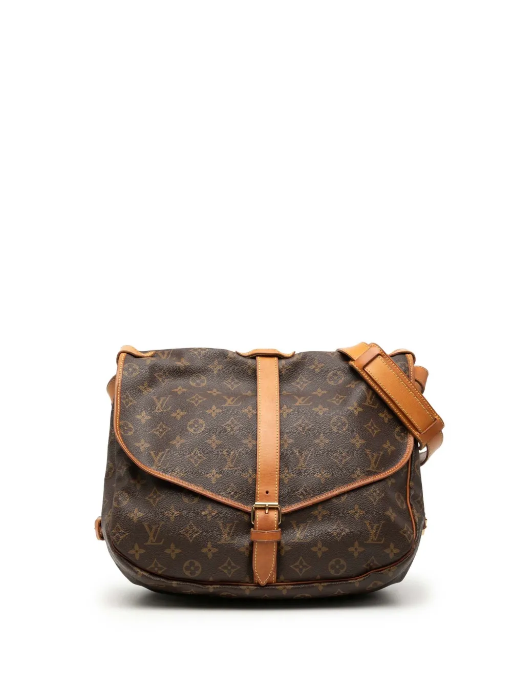 Louis Vuitton Pre-Owned 1995 Monogram Saumur 35 crossbody bag - Marrone