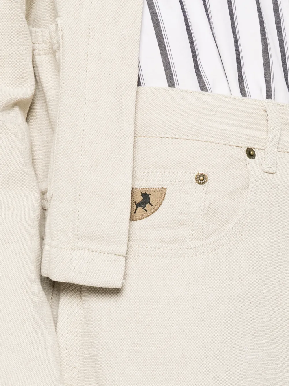 LOIS JEANS Dali jeans met toelopende pijpen Beige