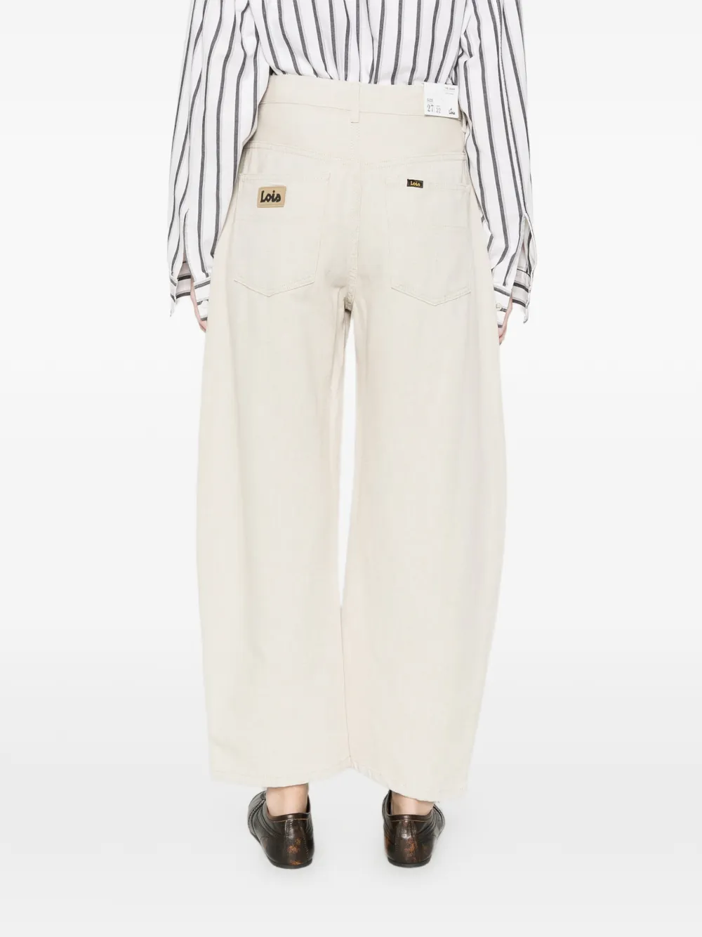 LOIS JEANS Dali jeans met toelopende pijpen Beige