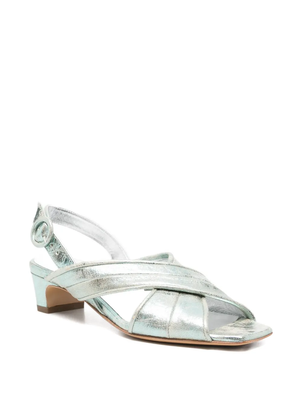 mara bini crisscross-strap sandals Blauw