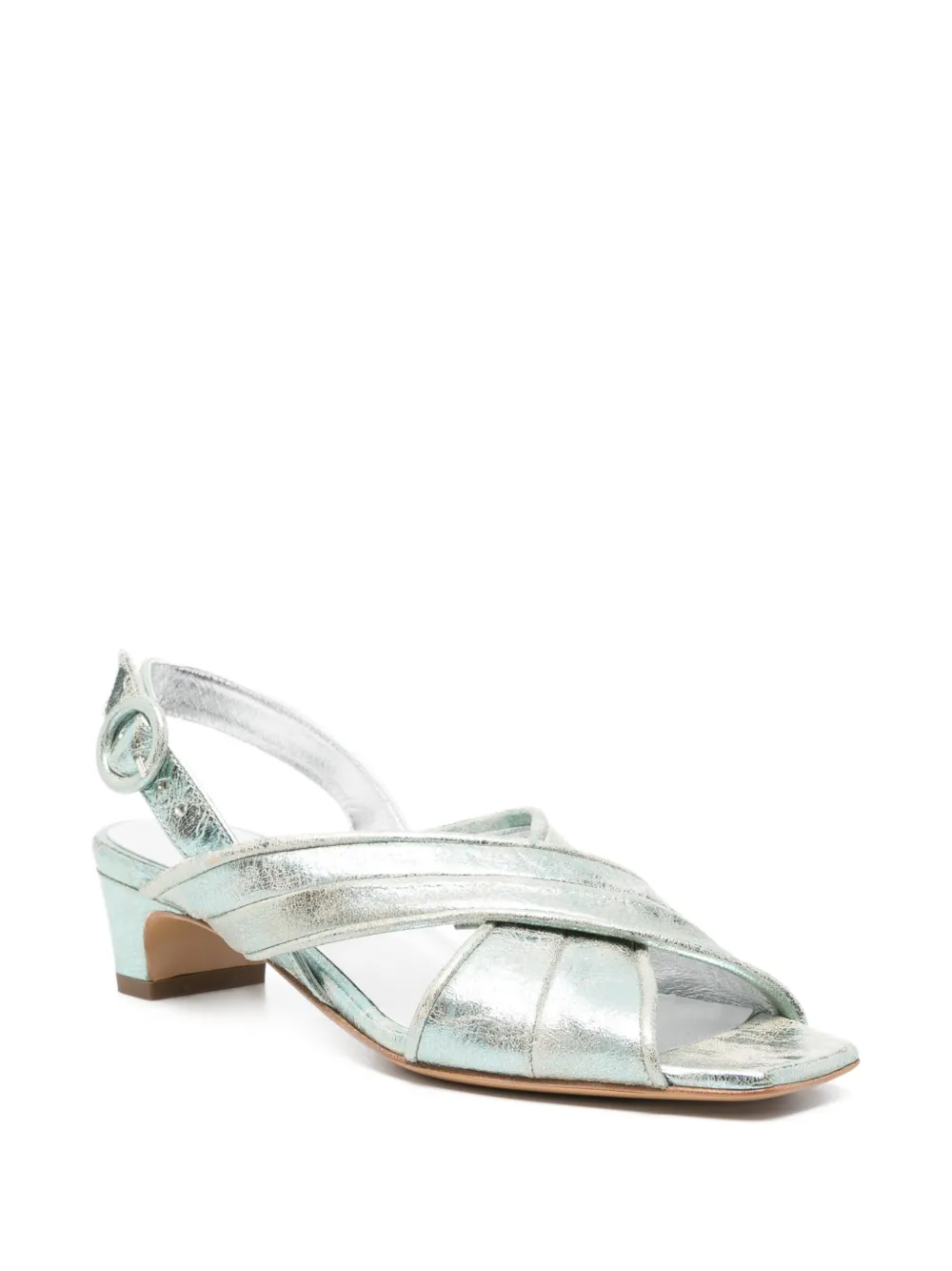  Mara Bini Crisscross-strap Sandals - Blue 