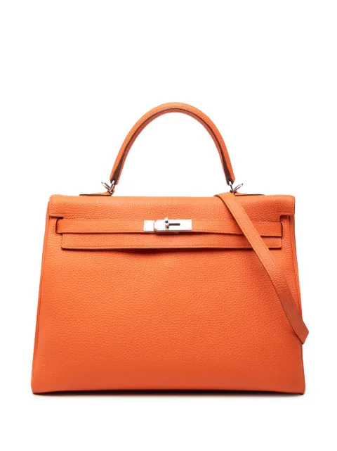 Hermès Pre-Owned Borsa a tracolla Kelly II Retourne 35 in pelle Togo 2014