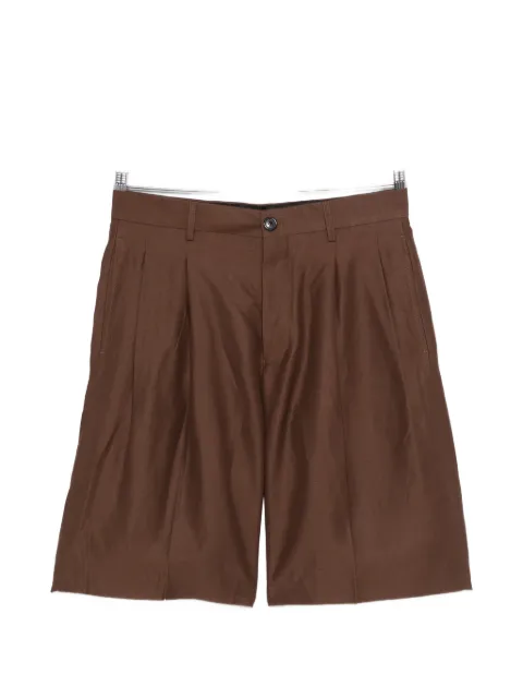 Laneus pleated shorts