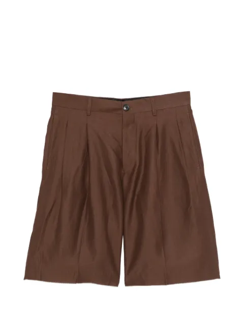 Laneus pleated shorts