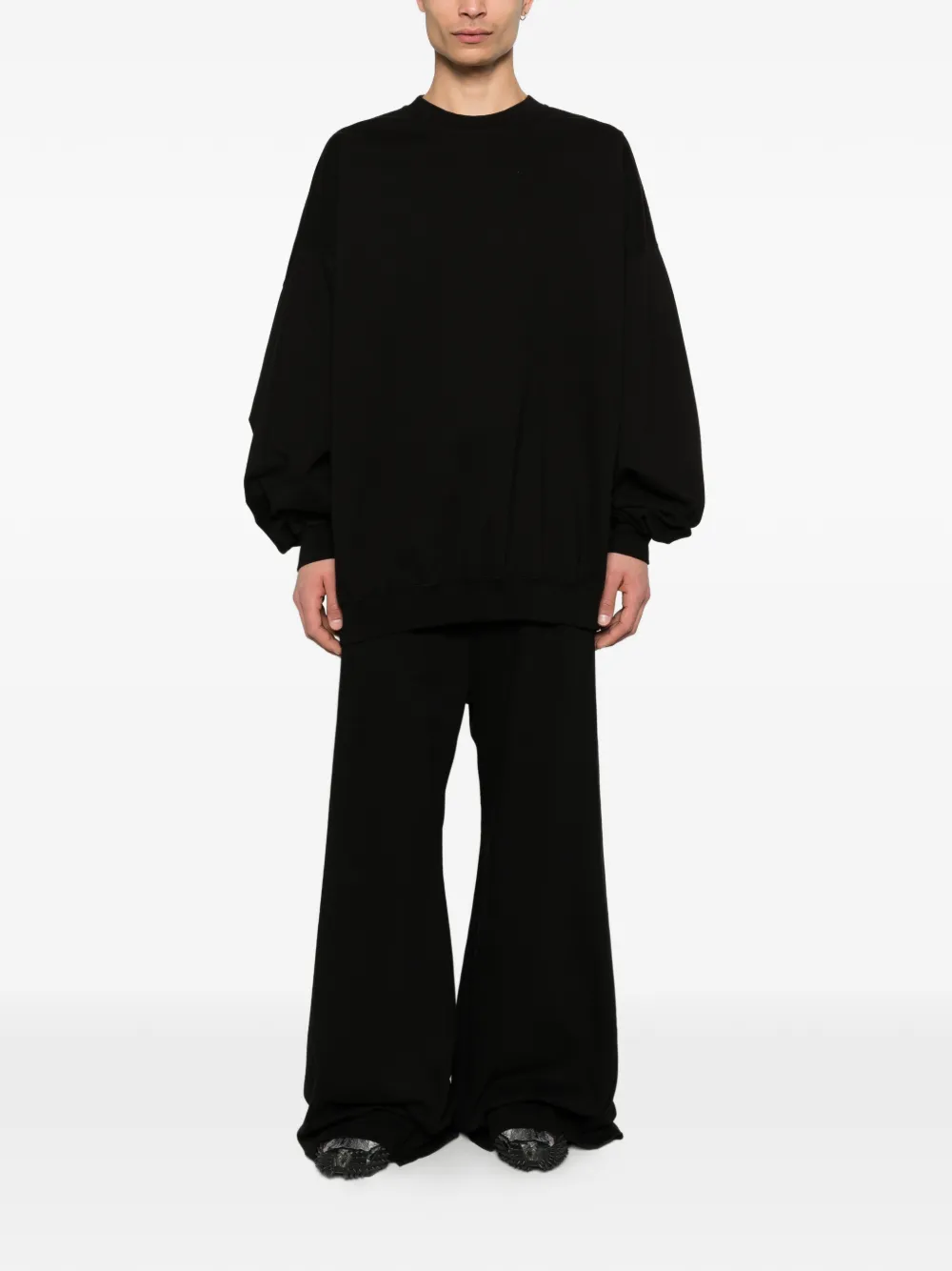 Rick Owens DRKSHDW Hun sweater met gestrikt detail Zwart