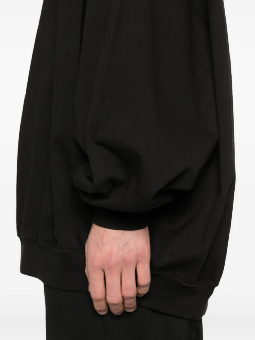 Rick Owens DRKSHDW Hun sweater met gestrikt detail Zwart
