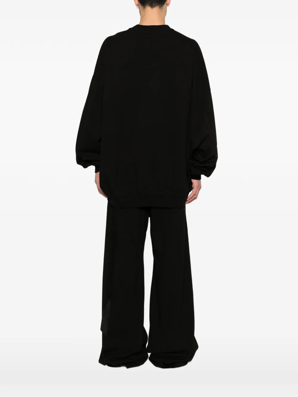 Rick Owens DRKSHDW Hun sweater met gestrikt detail Zwart