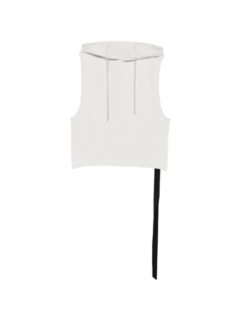 Rick Owens DRKSHDW drawstring sleeveless hoodie