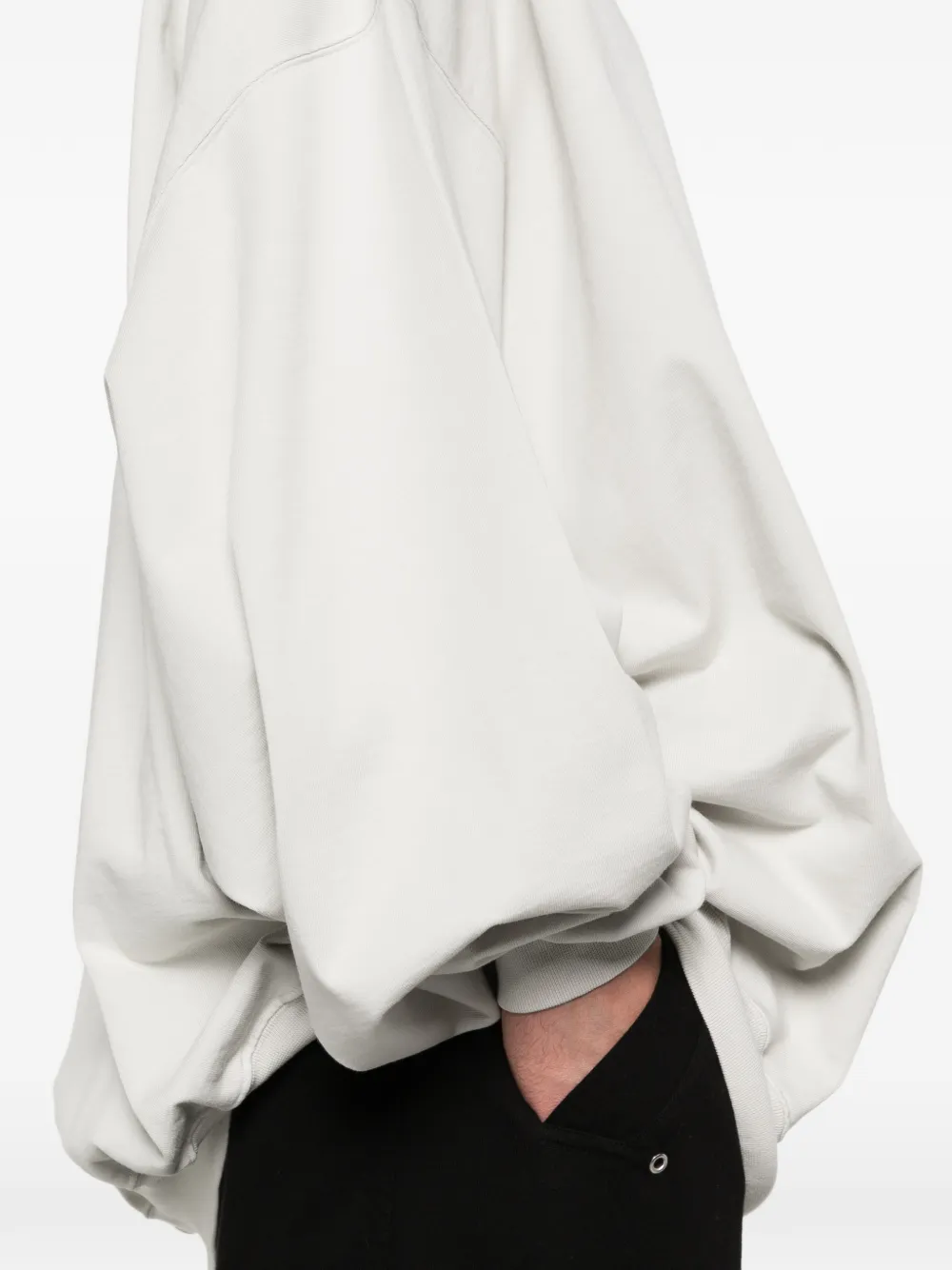 Rick Owens DRKSHDW Hun sweater met gestrikt detail Beige
