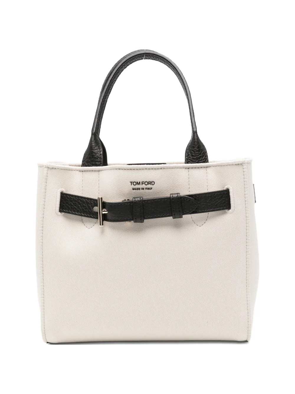 TOM FORD Audrey logo-detail tote bag - Toni neutri