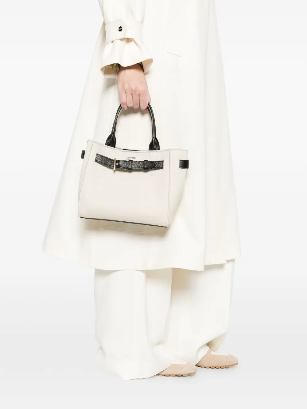 TOM FORD Audrey shopper met logodetail Beige