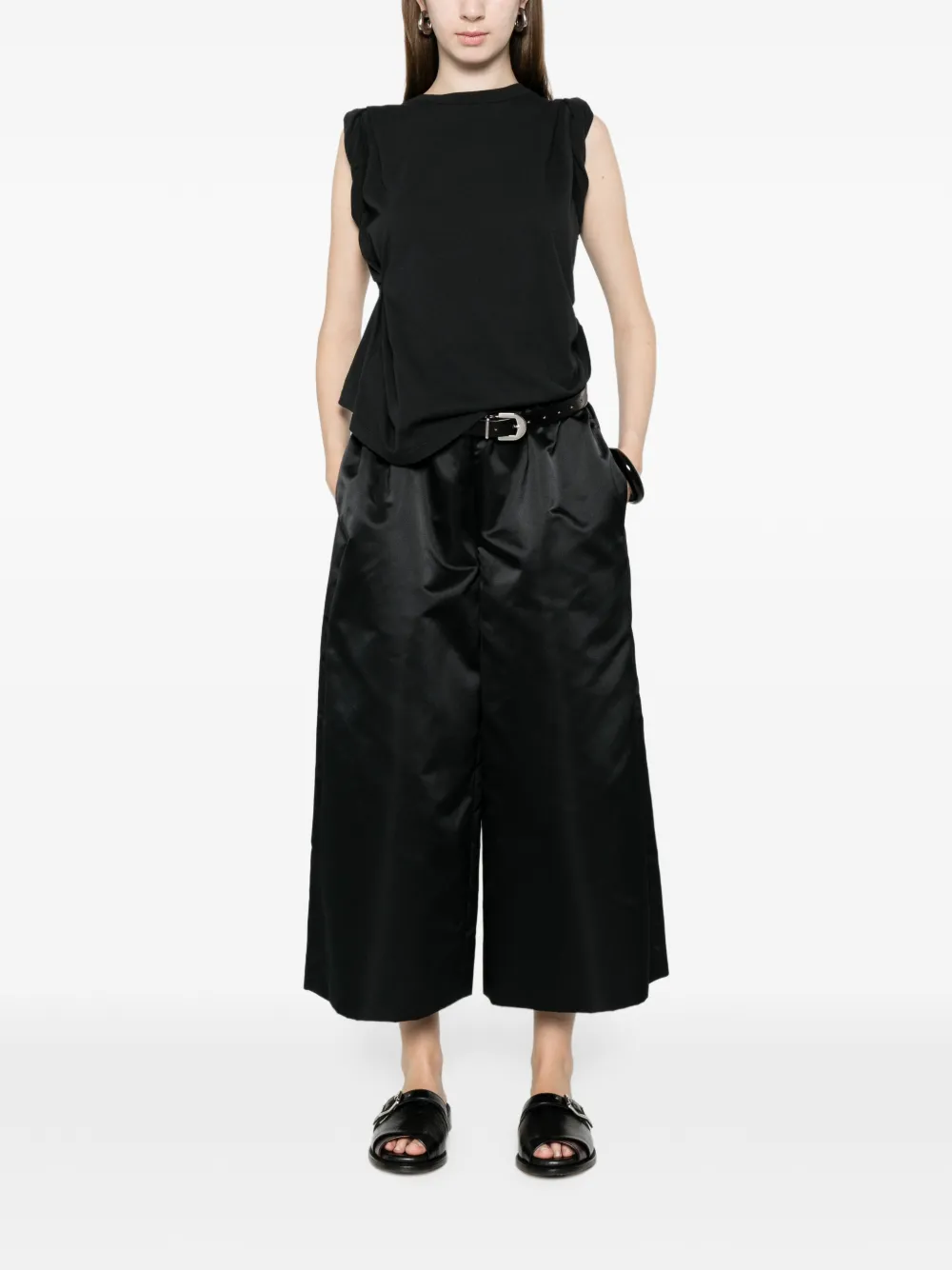  Comme Des Garçons Elasticated Palazzo Pants - Black 