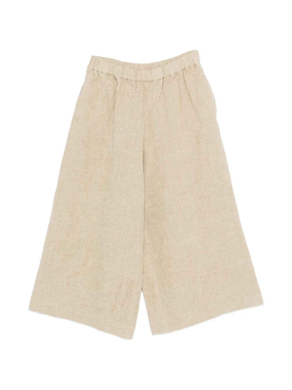 Comme Des Garçons elasticated-waist cropped trousers - Neutrals