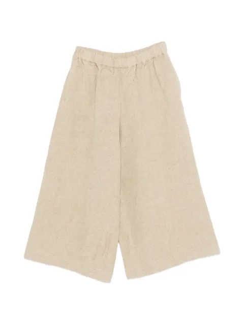 Comme Des Garçons elasticated-waist cropped trousers