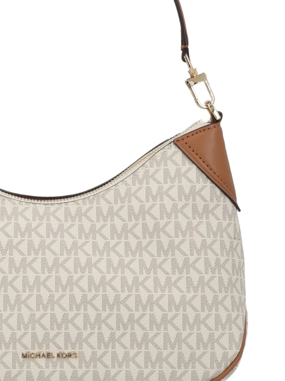 Michael Kors Medium Jet Set schoudertas met logo Beige