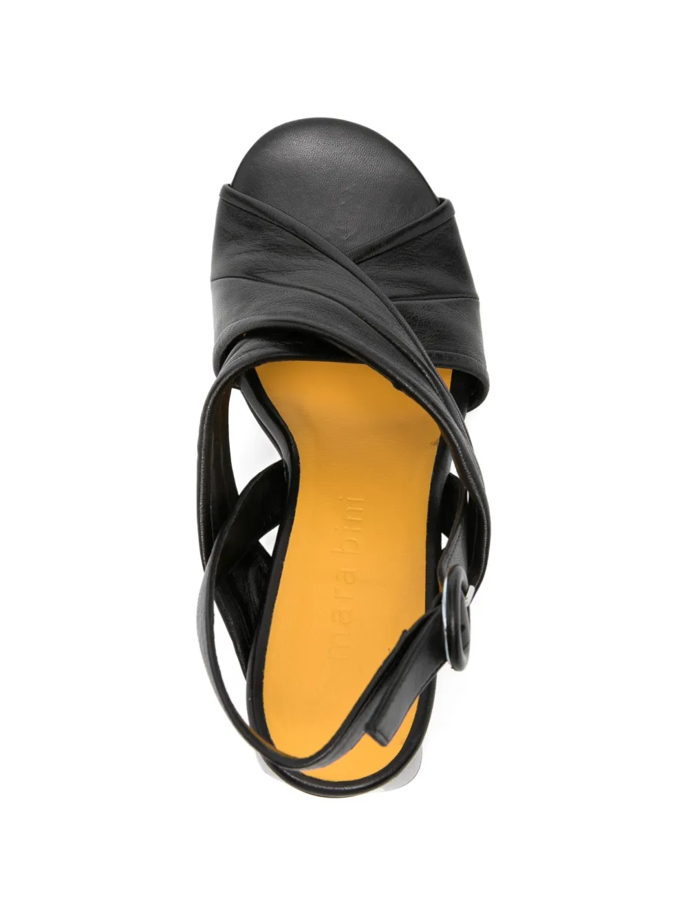 mara bini criss-cross buckled sandals Zwart