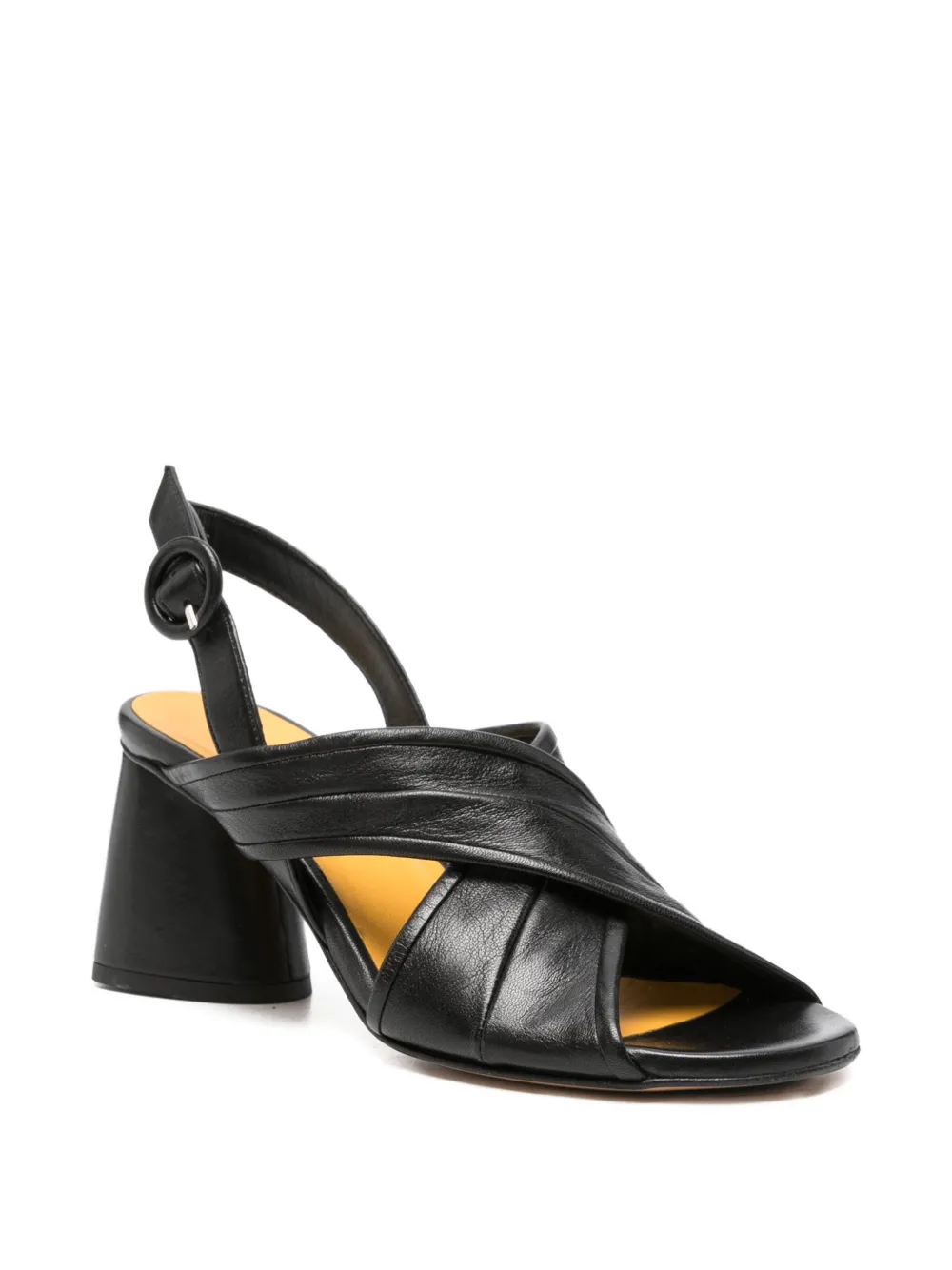 mara bini criss-cross buckled sandals Zwart