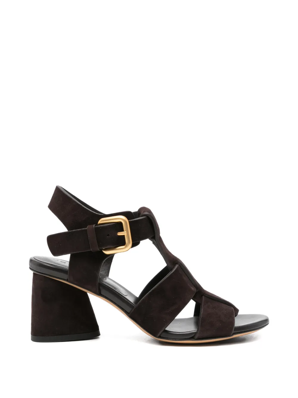 Mara bini buckle-strap suede sandals Bruin
