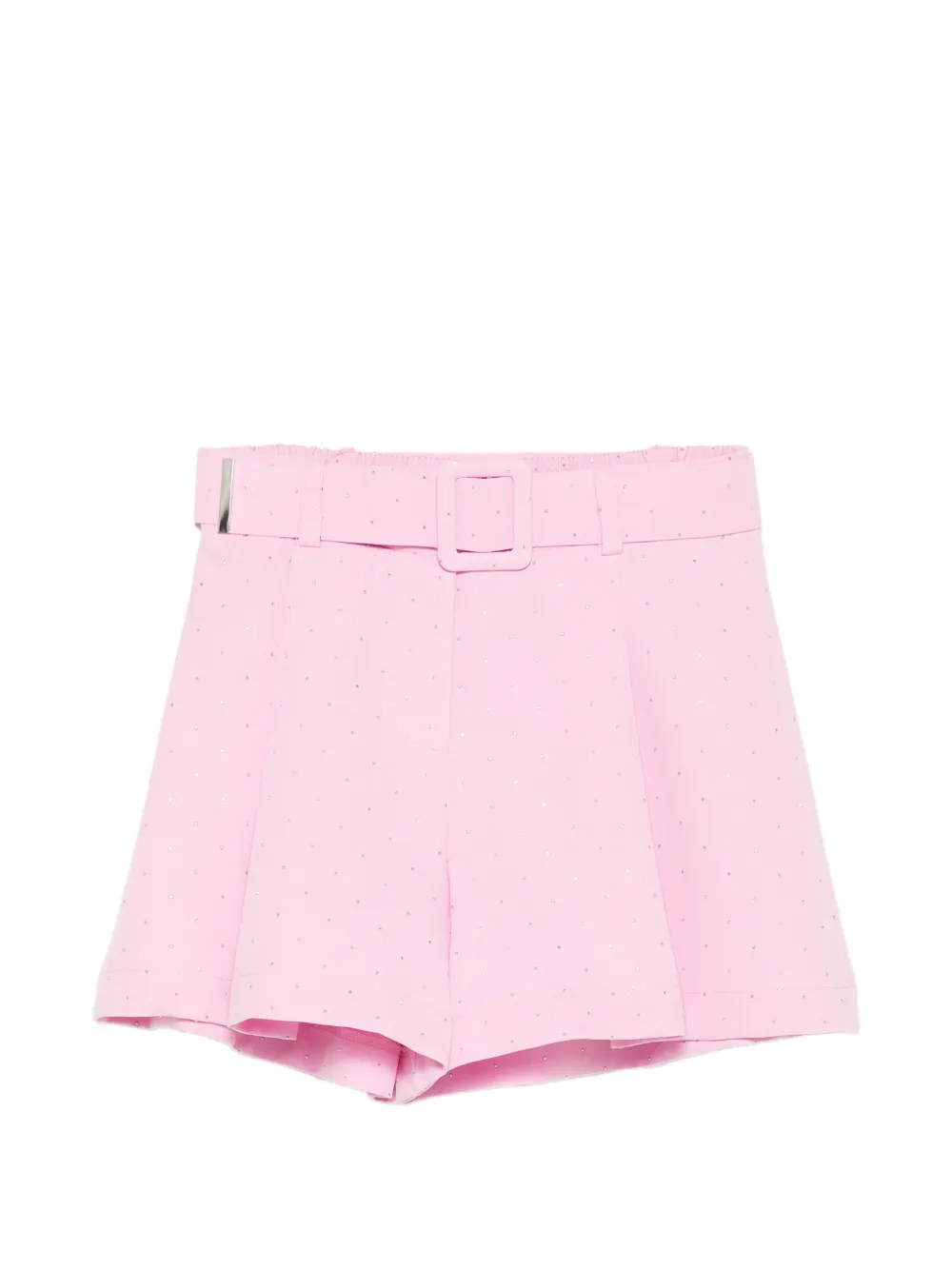 Miss Grant Kids belted embellished shorts - Rosa