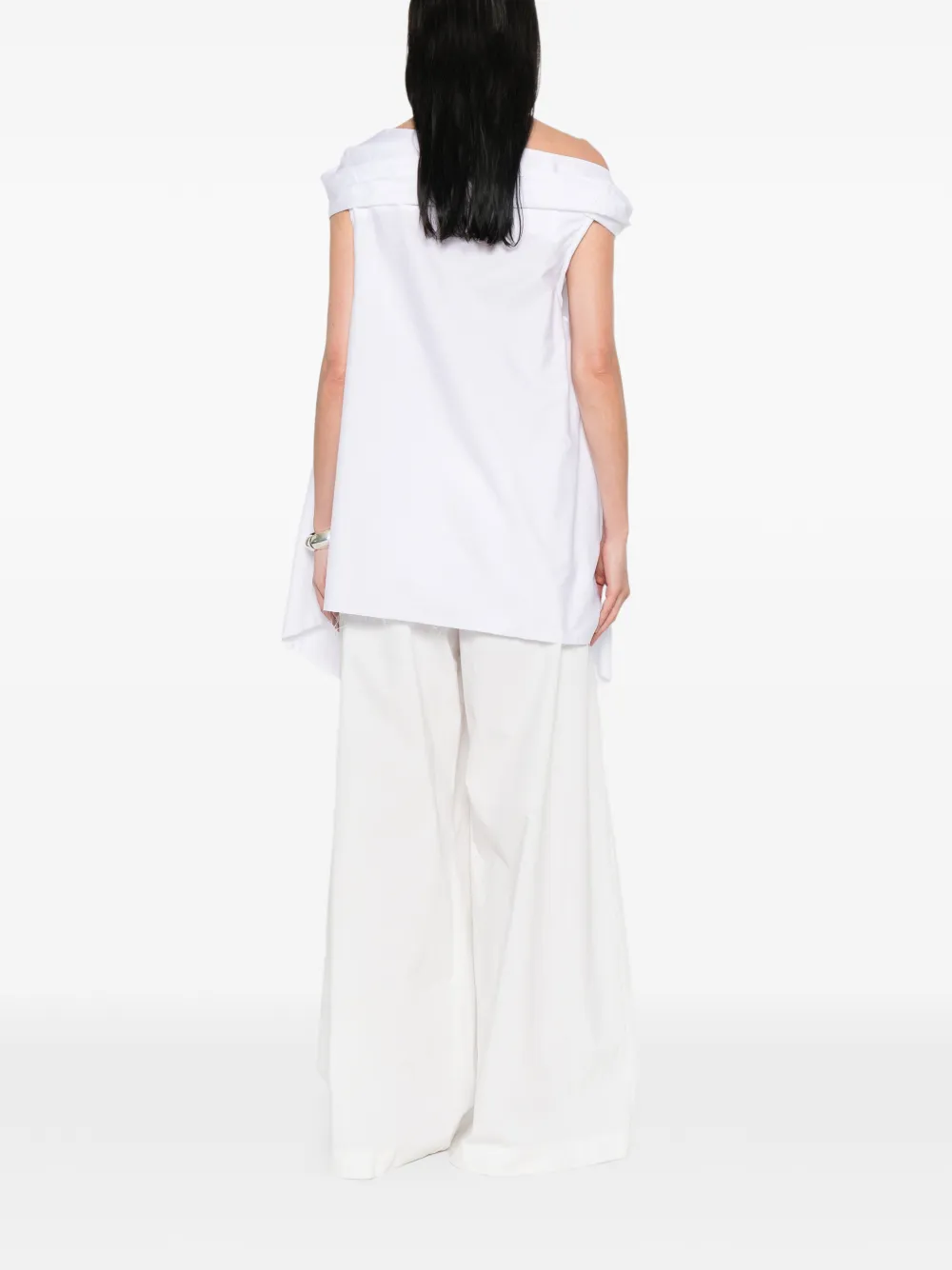 Niccolò Pasqualetti Asymmetrische top Wit